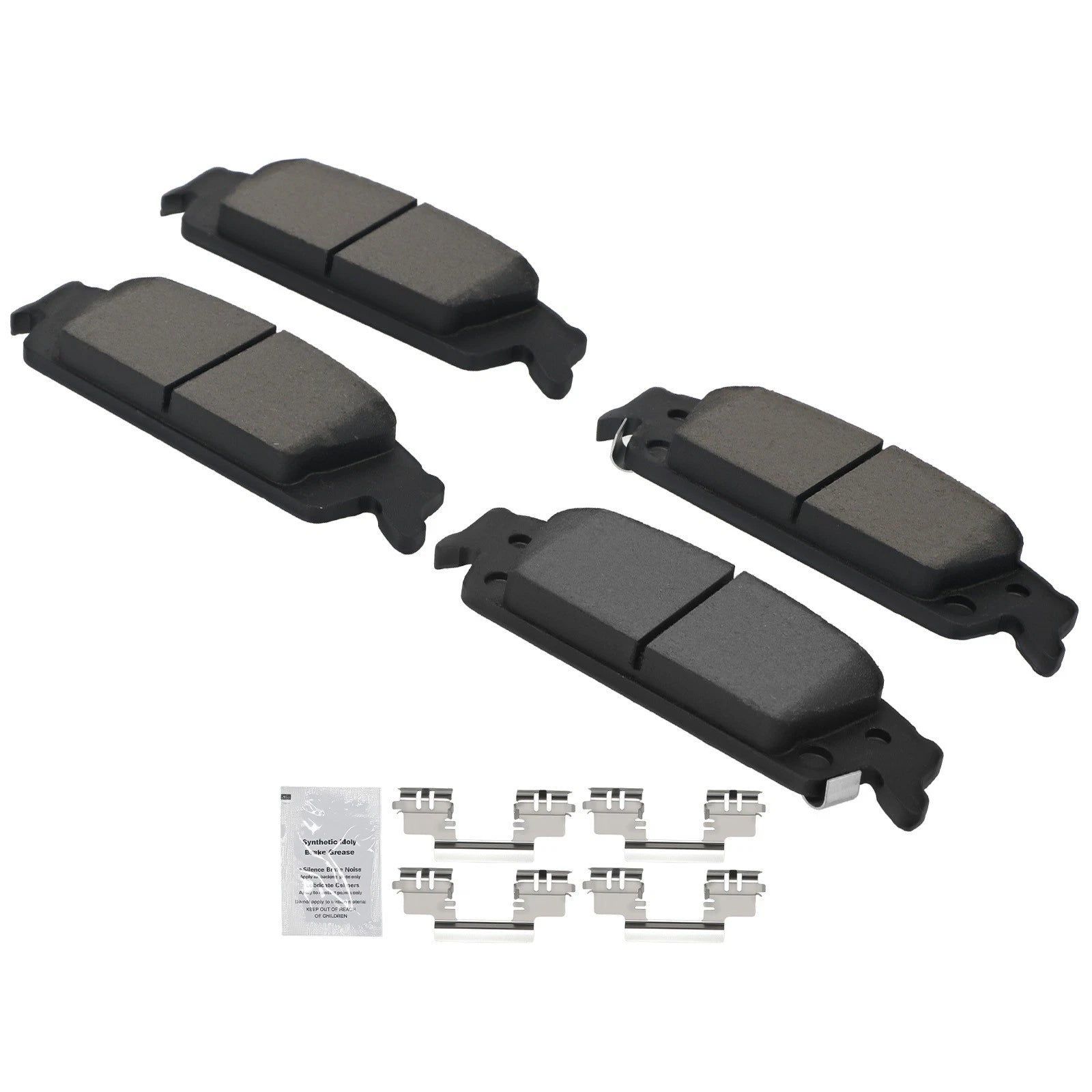Rear Ceramic Brake Pads Kit for Cadillac Escalade/Chevrolet Silverado 1500 (D170)