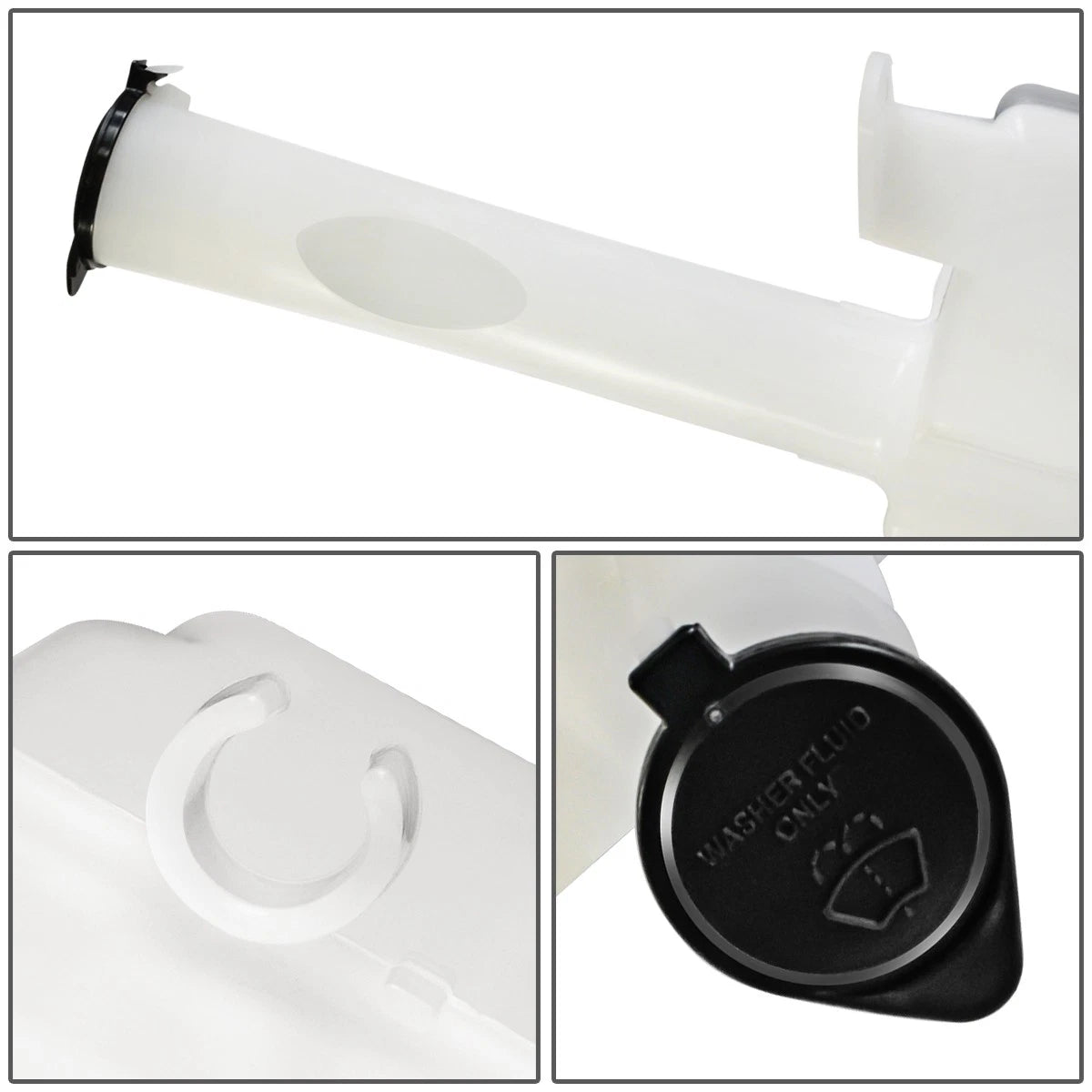Windshield Washer Fluid Reservoir Tank w/ Level Sensor for Toyota Sienna (1998–2003)