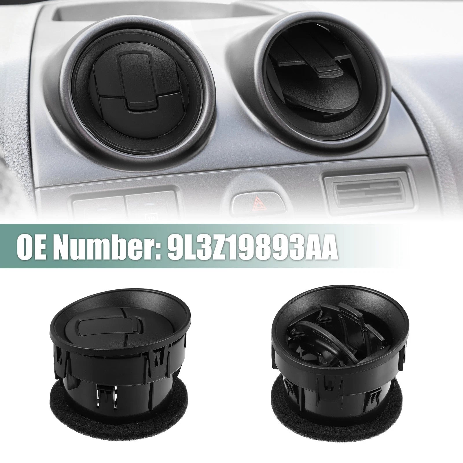 Front Dashboard AC Heater Air Vent 9L3Z19893AA for Ford F-150 (2009–2014)