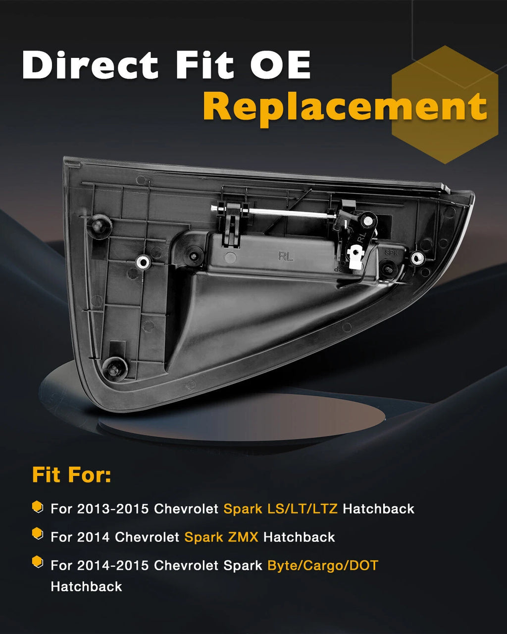 Rear Left Exterior Door Handle for Chevrolet Spark (2013–2015) 95987920
