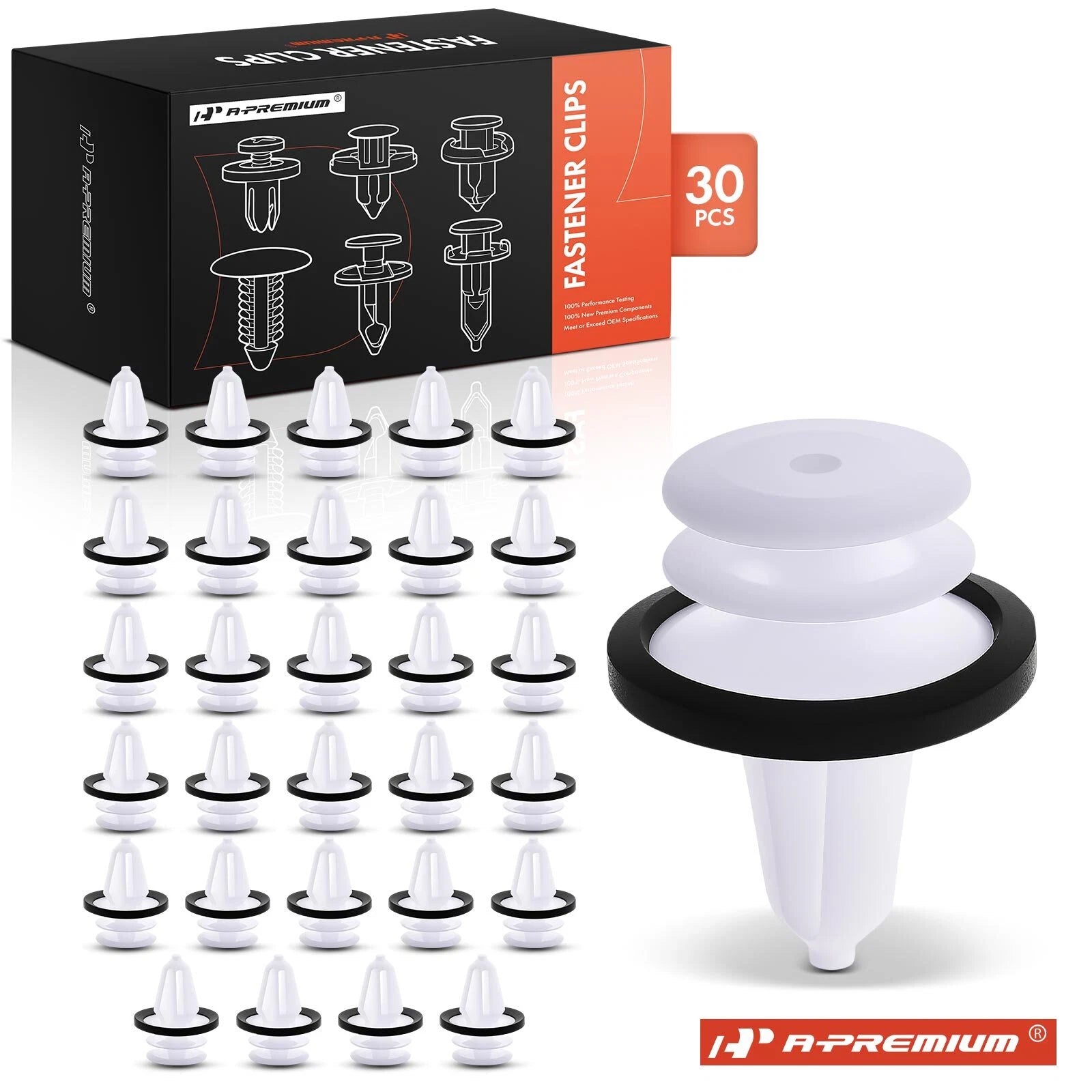 30Pcs Nylon Trim Panel Retainer Clips for Ford F-150 (2015–2023)