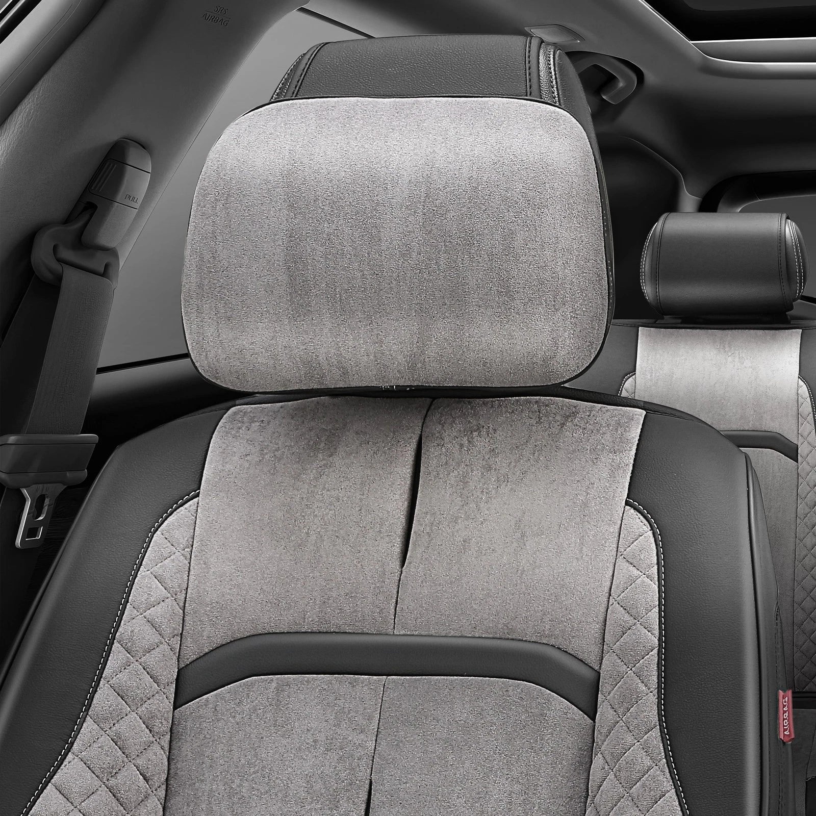 Set of 2 CAAP Driven Voris Series Front Row Seat Covers for Universal Fit