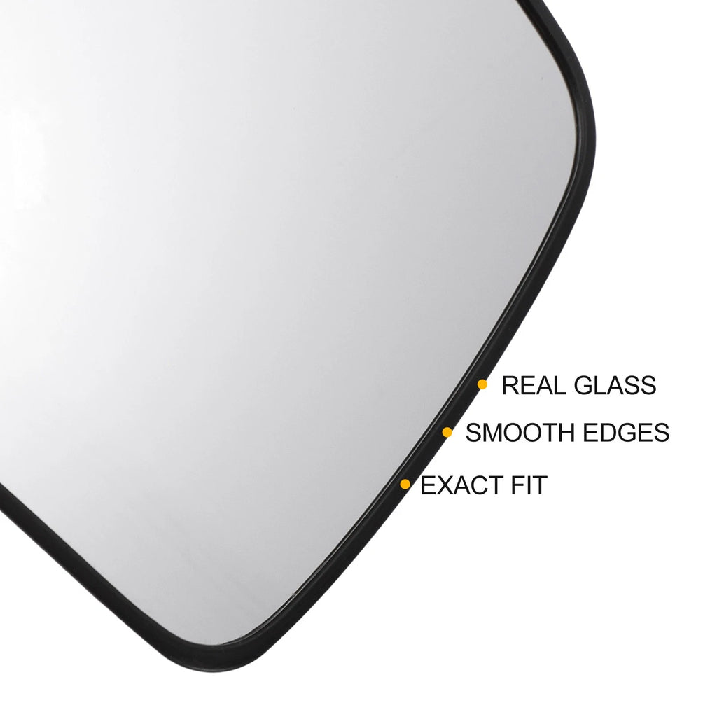 Right Side White Mirror Glass for KIA Soul (2009–2013)