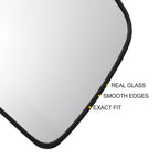 Right Side White Mirror Glass for KIA Soul (2009–2013)