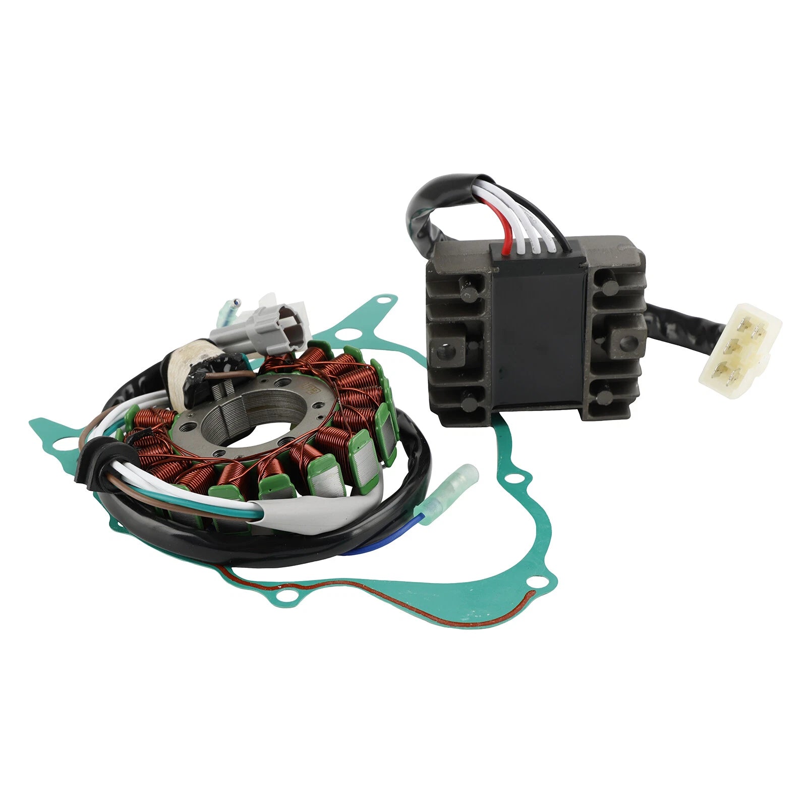 Stator + Regulator Rectifier + Gasket for Yamaha SR125 (1997–2000)