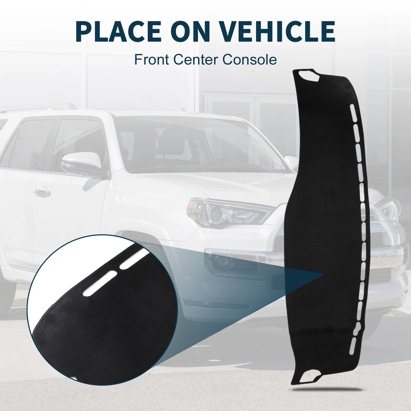 Set of 1 Dashboard Dash Cover Mat for Mercedes S-Class W222 (2014–2020)