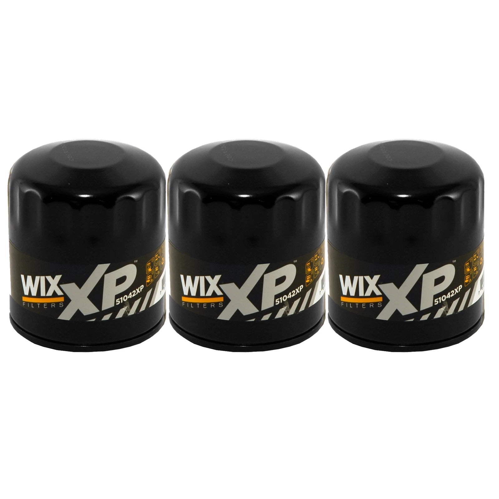 Set of 3 Engine Oil Filters for Cadillac Chevy GMC Hummer Saab (StdAsp)
