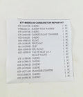Carburetor Kit for Yamaha/Mariner/Mercury 75hp-100hp (67F-W0093-00-00)