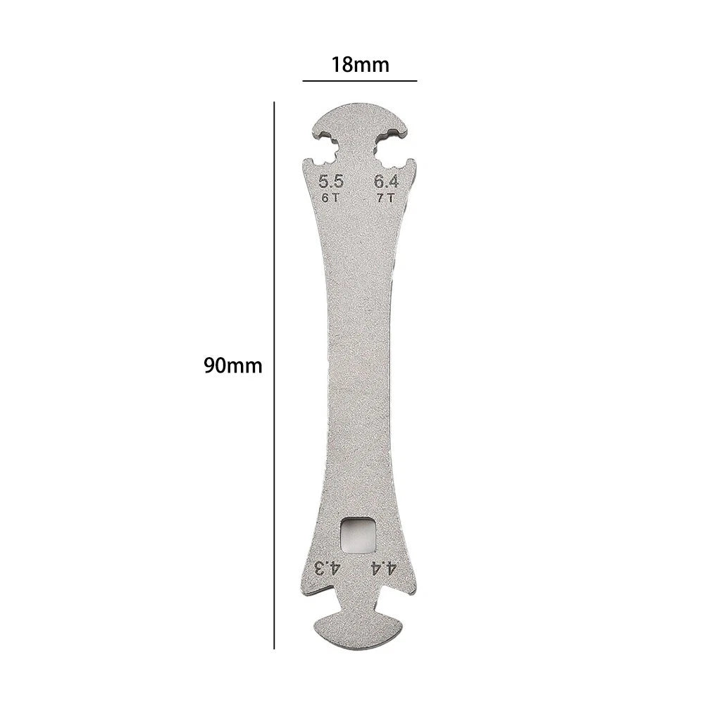 Bicycle Spoke Wrench Set of 4 (0x19x4mm) for 4.3/4.4/5.5/6.4