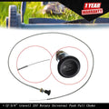 Rotary Push Pull Choke Cable for Universal Applications (2-3/4" Travel)