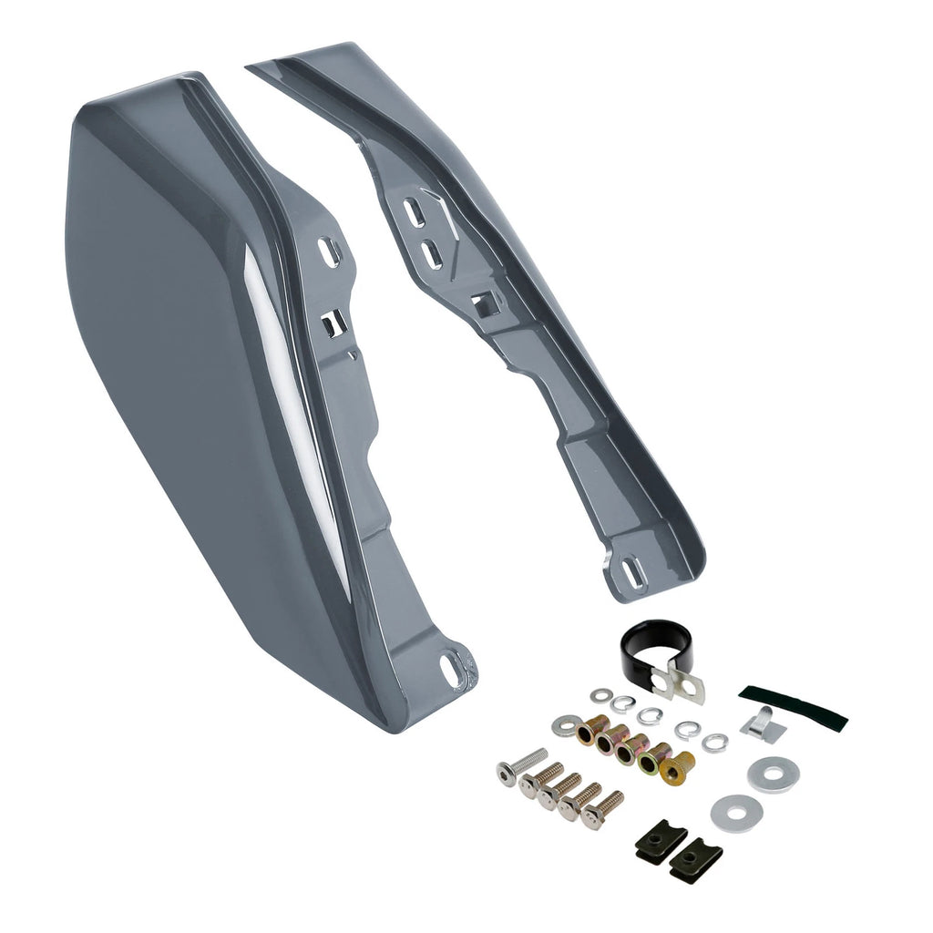 Mid Frame Deflectors for Harley Electra Glide Road Glide (2009–2023) 22 Gunship Gray