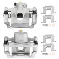Pair Front Brake Calipers with Bracket for Nissan Pickup D21 (1986–1994)