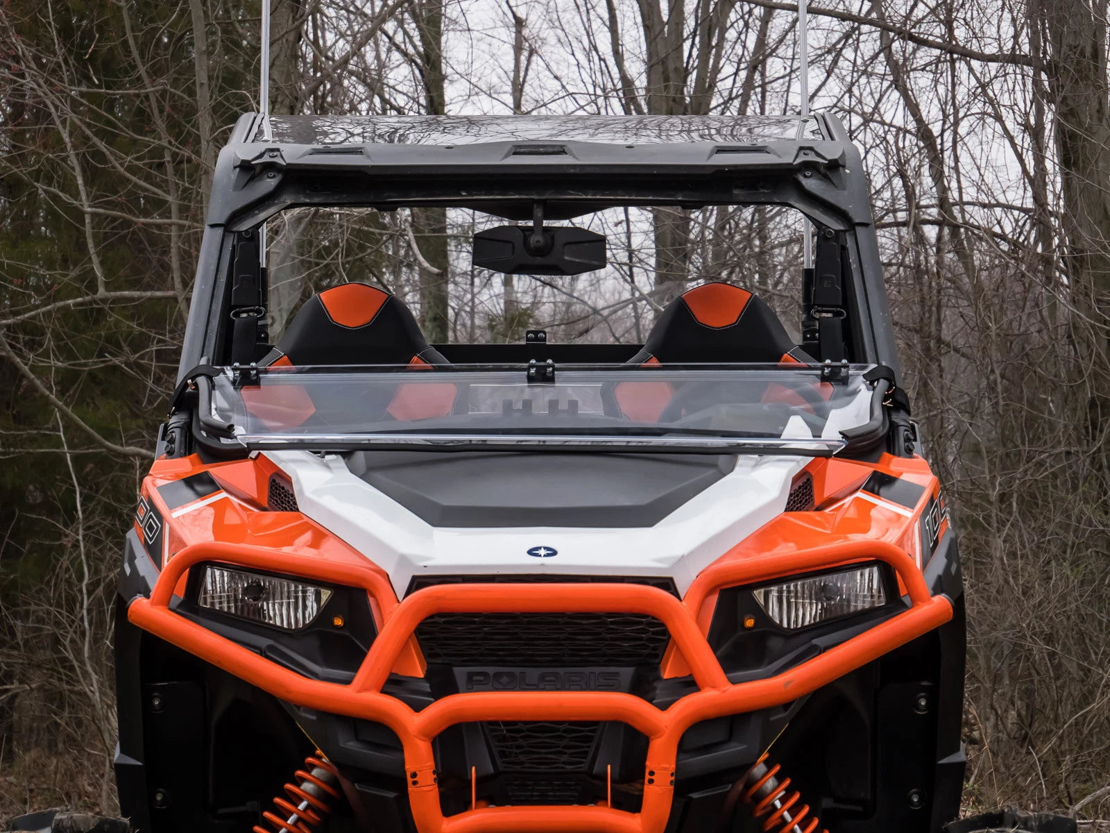 Scratch Resistant Flip Down Windshield for Polaris General 1000 (2016–2023)