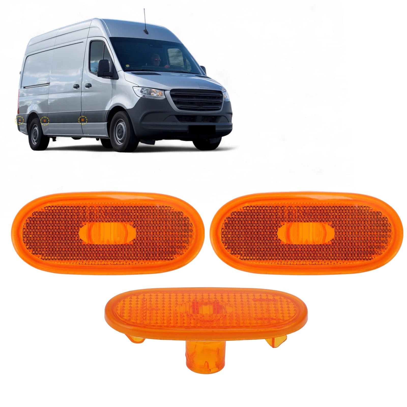 Side Marker Light Housing for Mercedes-Benz Sprinter, VW Crafter (A0038202956)
