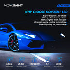 2X HB4 (9006) LED Headlight Conversion Kit for