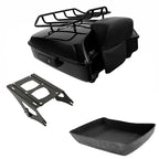 Chopped Trunk Backrest Rack for Harley Touring Road King (2014–2026)