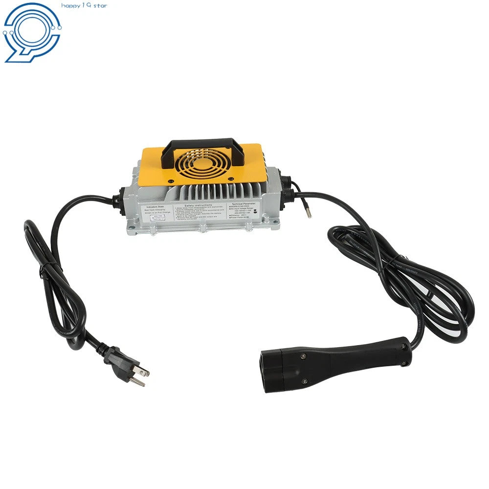 48V 17A Battery Charger for EZGO TXT/RXV Golf Cart (2000–2023)