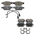 Akebono EURO Front & Rear Ceramic Disc Brake Pad Kit for A8 Quattro (2010)