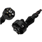 6-in-1 Black Plastic High Pressure Nozzle for Car Wash Machines
