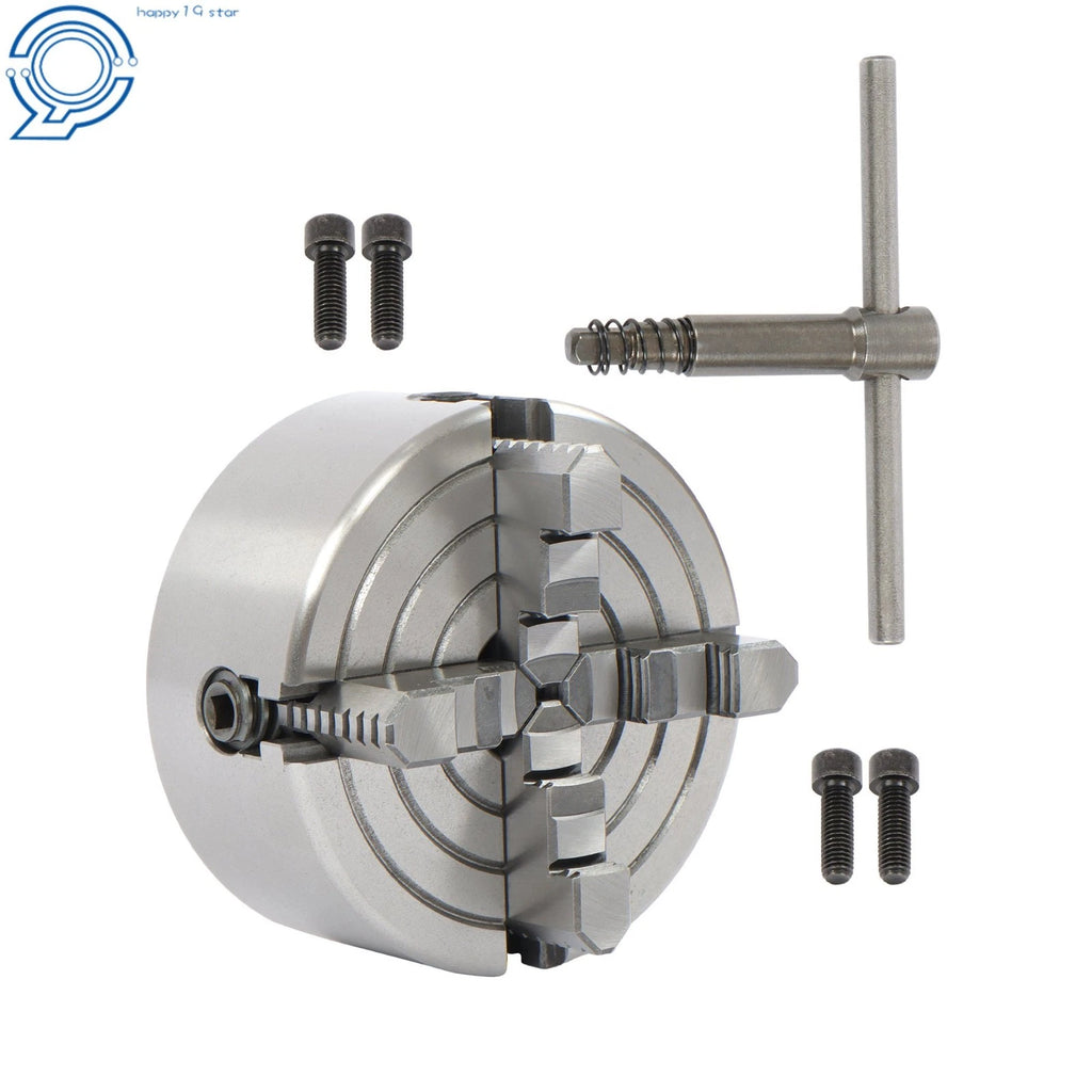 Reversible Jaw 5" 4-Jaw Lathe Chuck for Wood Turning (K72-125)