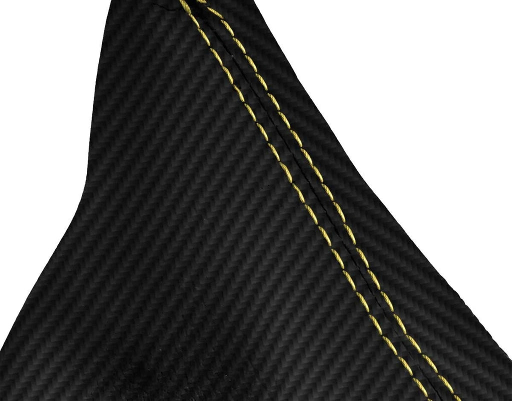 Manual Shift Boot for Ford Mustang (1994–2004) Carbon Yellow Stitch