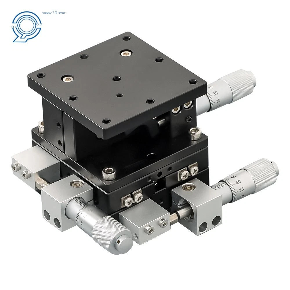 3 Axis XYZ Linear Stage Trimming Platform Bearing Tuning Table 60x60mm