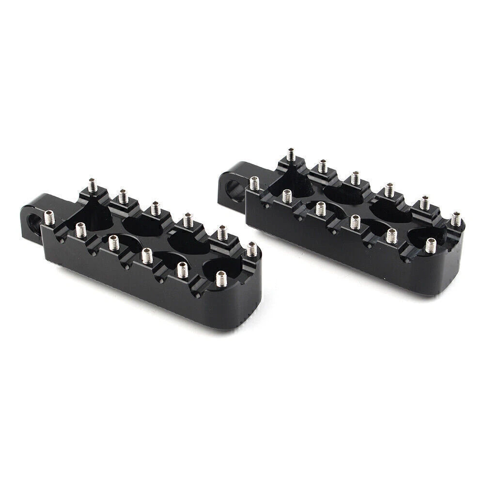 Black CNC Foot Pegs for Harley Dyna Wide Glide FXDWG FXDB FXDL FXDF (2006–2017)