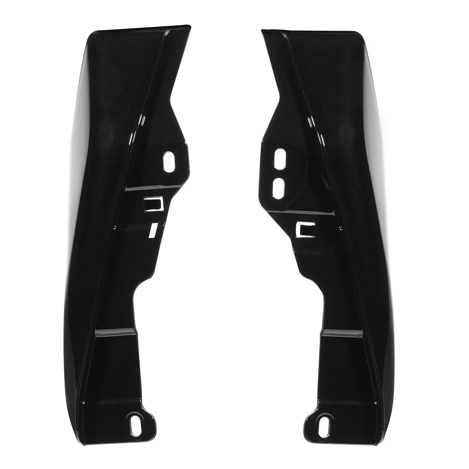 Mid-Frame Air Deflectors for Harley Road Glide (2018) - Black Vivid Black
