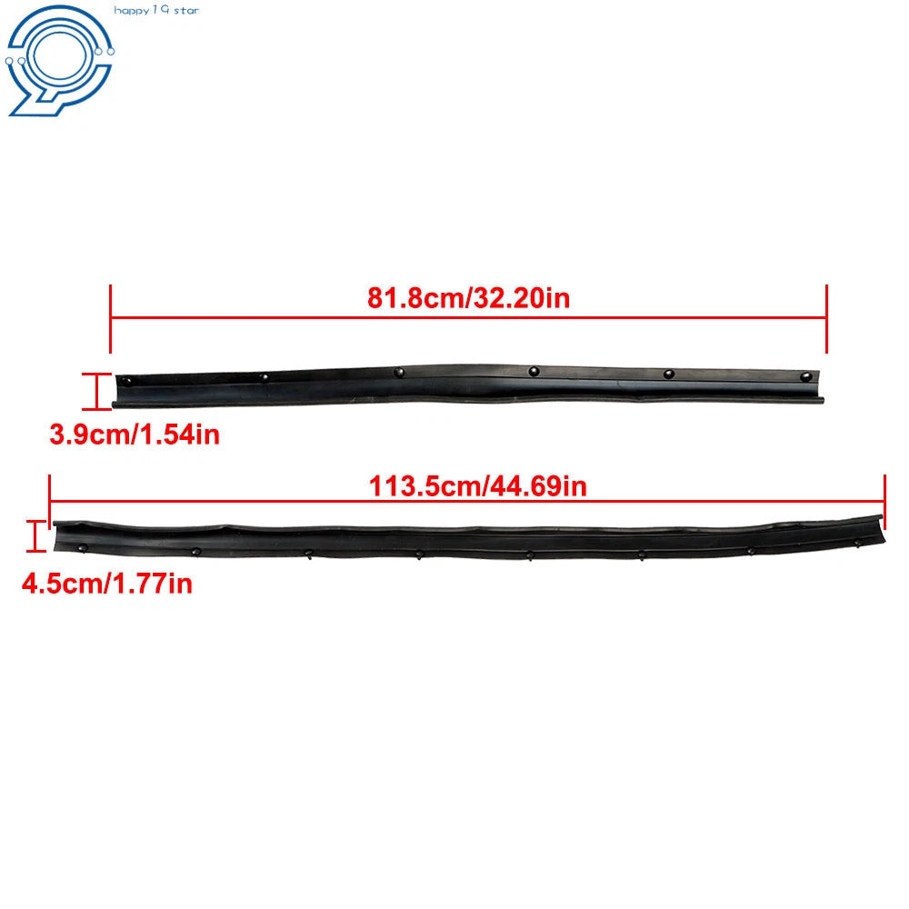 Set of 2 Door Weather Strip Seals for Ford F250 F350 (1999–2016)
