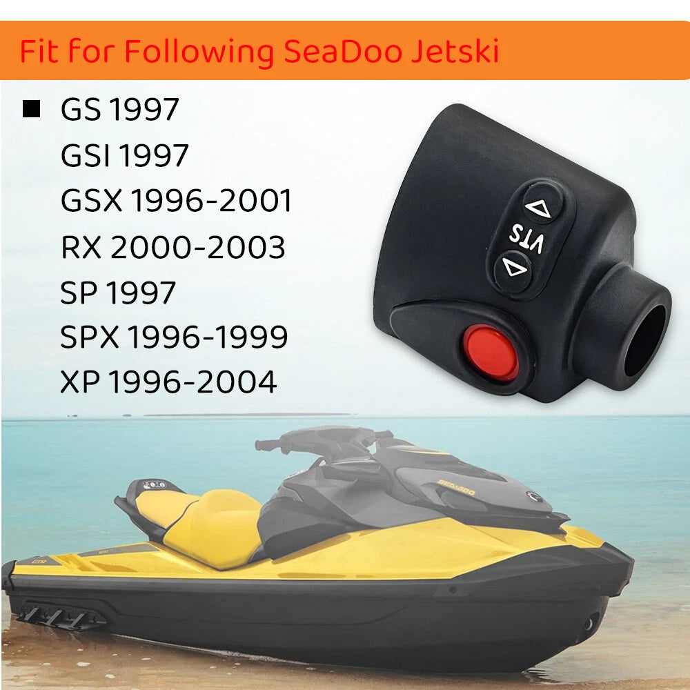 Kill Stop VTS Trim Switch Housing Cover for SeaDoo XP GSX SPX RX SP GS GSI (1996–2002)