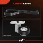 2X Serpentine Belt Drive Component Kit for Chevy Silverado 1500 (1999â2008)