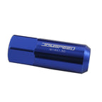 Set of 20 Blue Extended Forged Aluminum Tuner Racing Lug Nuts for JDM Vehicles