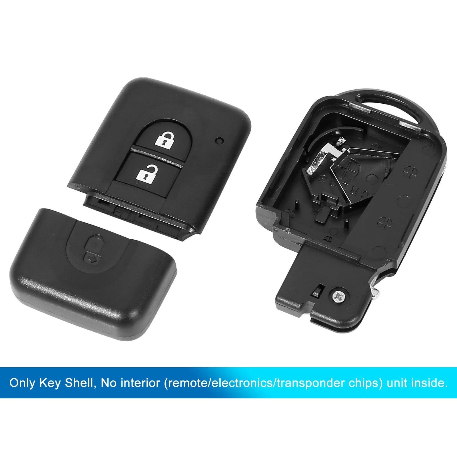 Key Fob Shell Case for Nissan Micra, Xtrail, Qashqai (1 Piece)