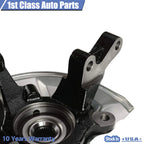 Set of 2 Wheel Hubs & Steering Knuckles for Jeep Compass Patriot (2007–2017)