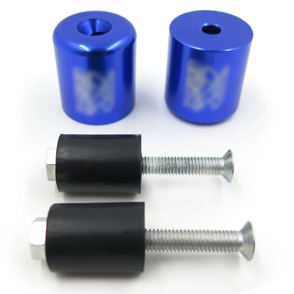 Bar End Slider Set of 2 Blue Rubber for Suzuki TL1000S (1997–2001) / Bandit 1200 (1997–2000)