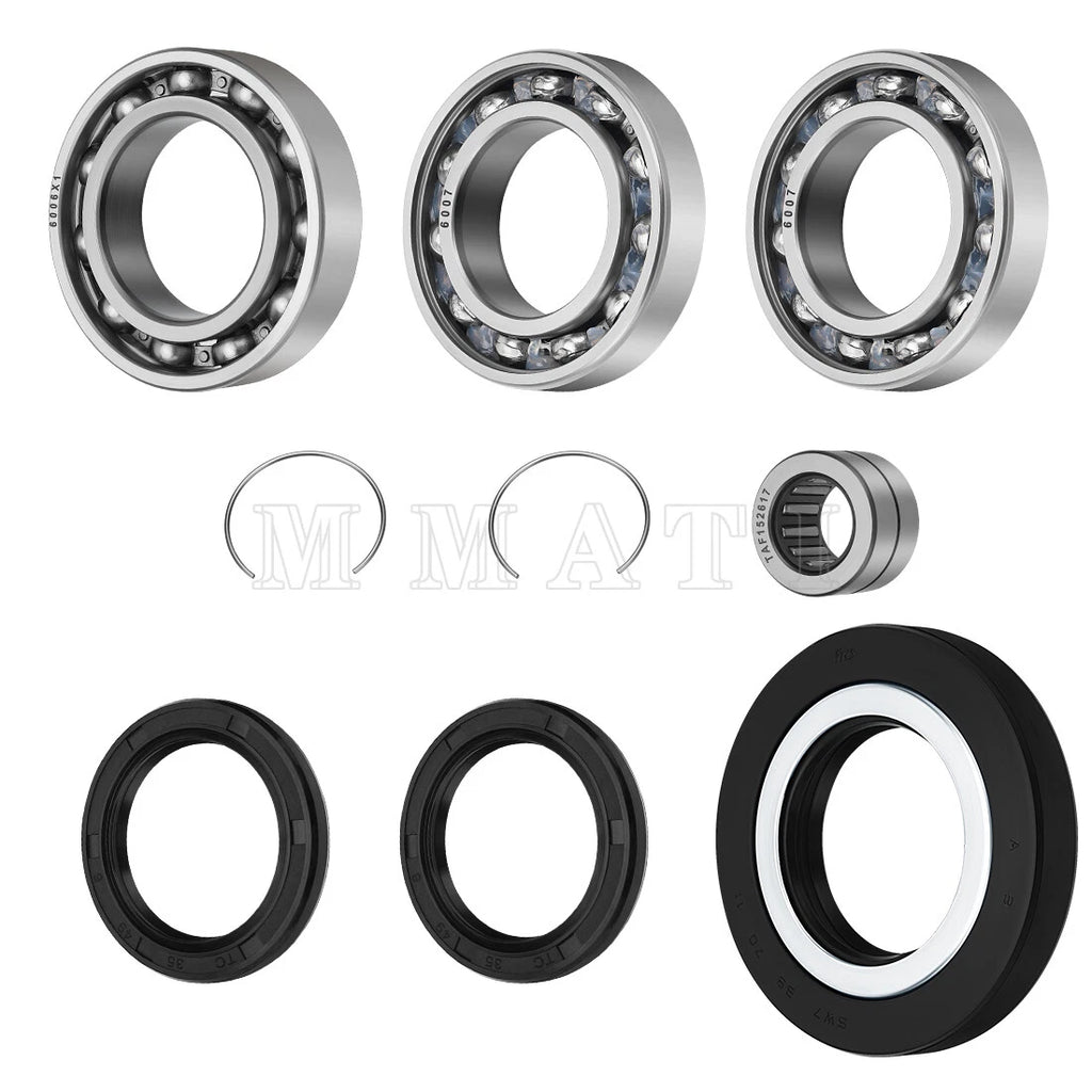 Rear Differential Bearing Seal Kit for Honda Foreman 500 520 4x4 (2012–2024)