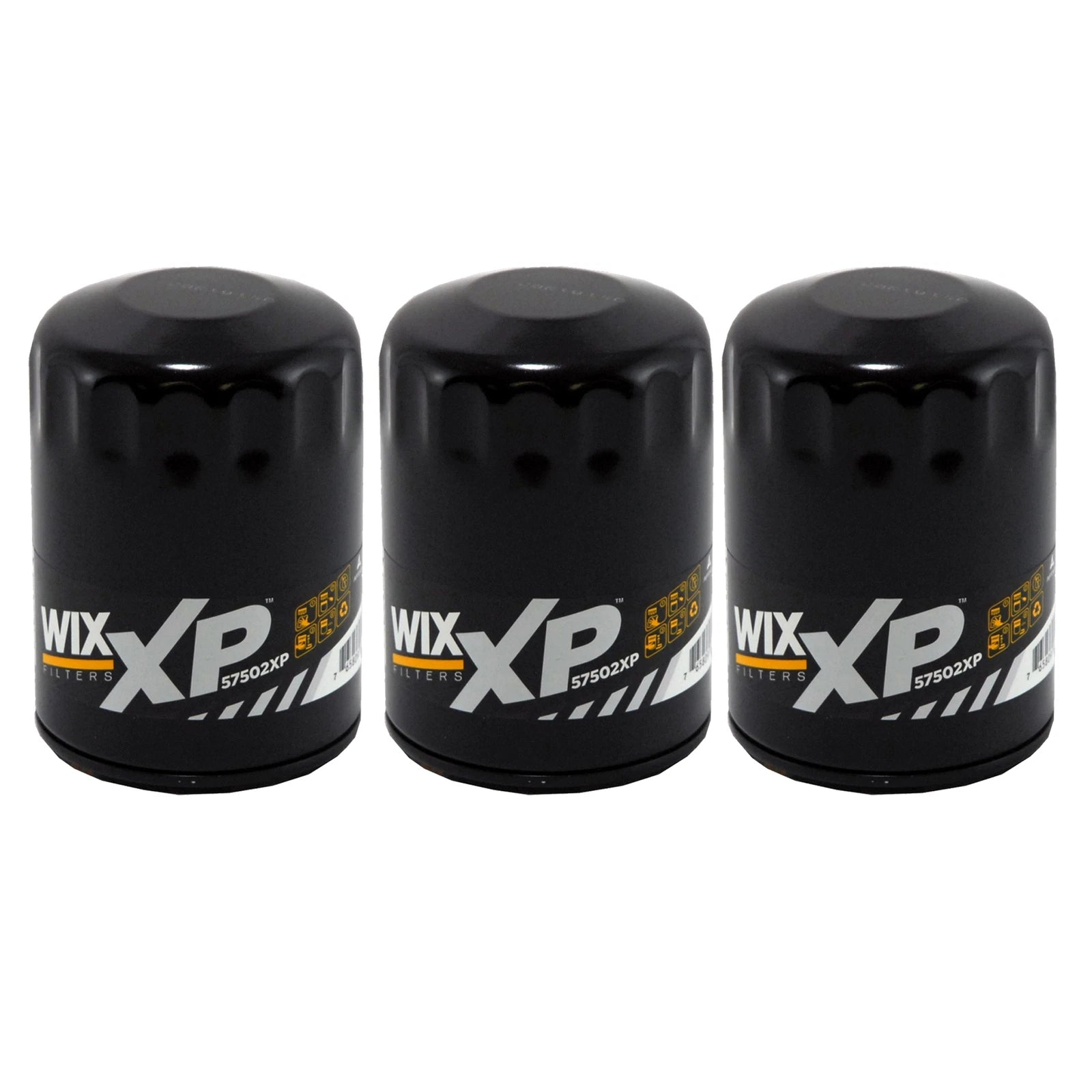 Set of 3 Wix XP Engine Oil Filters for Ford Lincoln Mazda Mercury (DOHC FI)