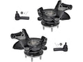 Front Steering Knuckle and Tie Rod Kit for Mazda Tribute (2010–2011) FH341TR