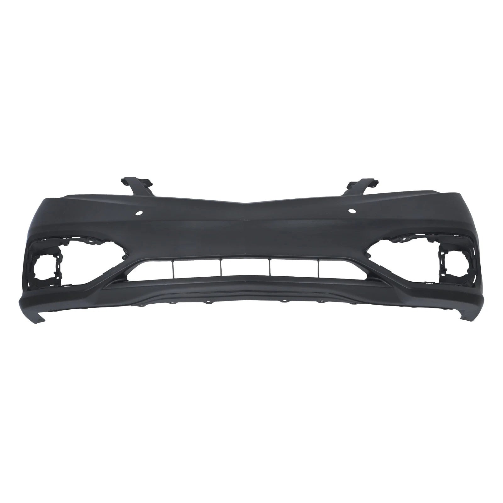 Front Bumper Cover for Acura RDX (2016-2018) with Sensor Holes, Black Plastic