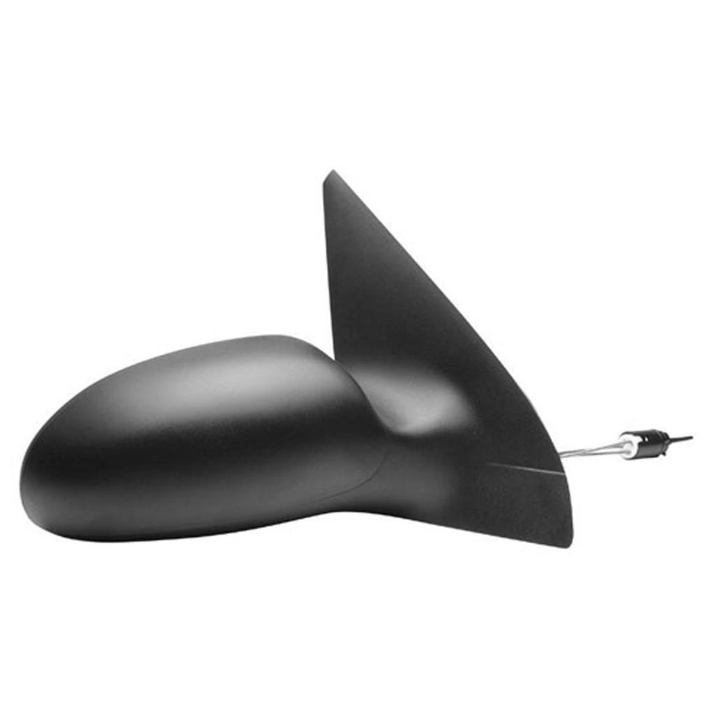 Replacement Black Textured Passenger Side Manual Door Mirror Assembly