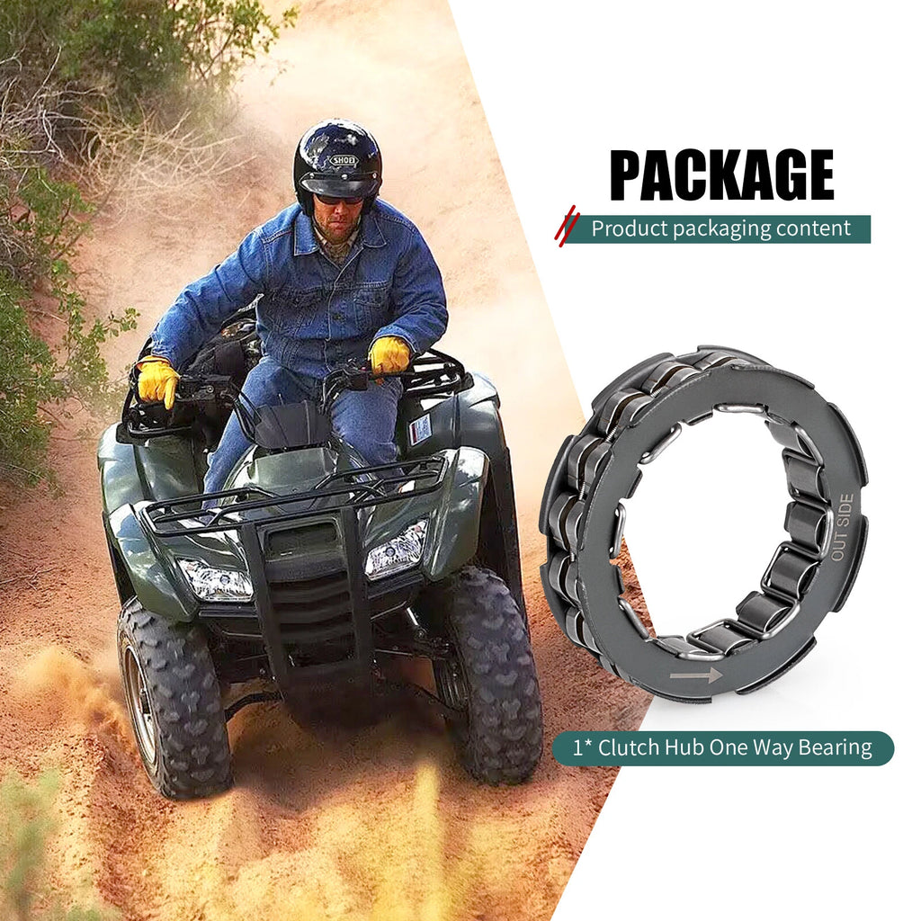 Clutch Hub One Way Bearing for Honda Rancher 400 TRX400FA TRX400FGA (2004–2007)