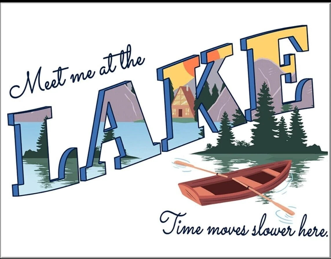 Metal Tin Sign for Cabin Decor (Wall Art) #2803