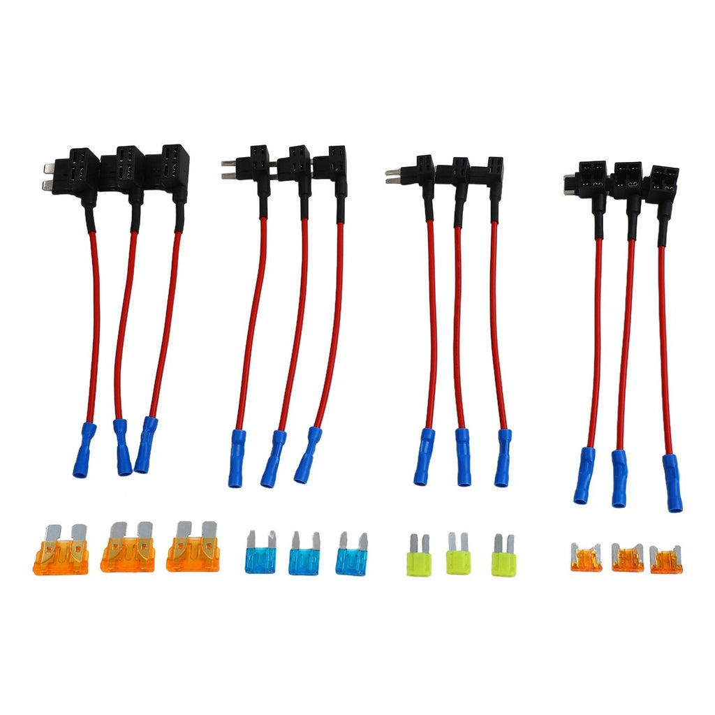 Fuse Kit Set of 4 Circuit Adapters for Trucks, Boats, Cars