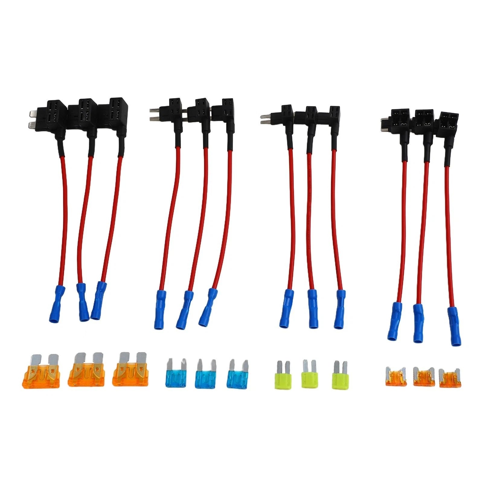 Fuse Kit Set of 4 Circuit Adapters for Trucks, Boats, Cars