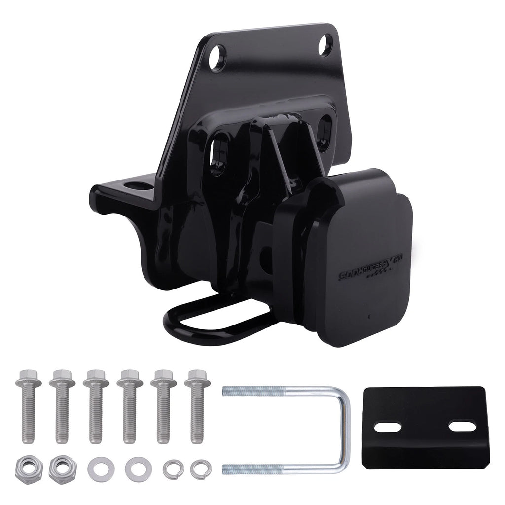 Rear Trailer Hitch Plate for Toyota 4Runner (2003–2022) Black