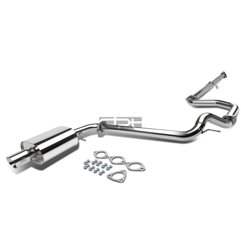 3.5" Oval Muffler Racing Catback Exhaust System for Honda Civic Ed/Ee/Ef/Sh (1988–1991)
