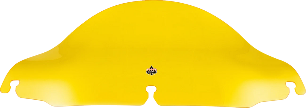 Klock Werks Kolor Flare Windshield 6.5" Yellow for FLH KWW-01-0696