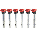 Set of 6 Ignition Coils for VW Audi Q7 A6 R8 Porsche Cayenne S5 Q5 S4