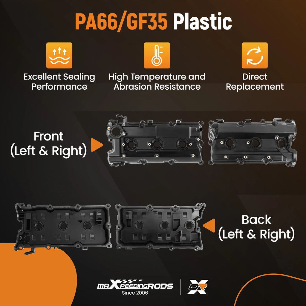 Engine Valve Cover Set for Nissan Pathfinder Infiniti QX4 (2002–2004)