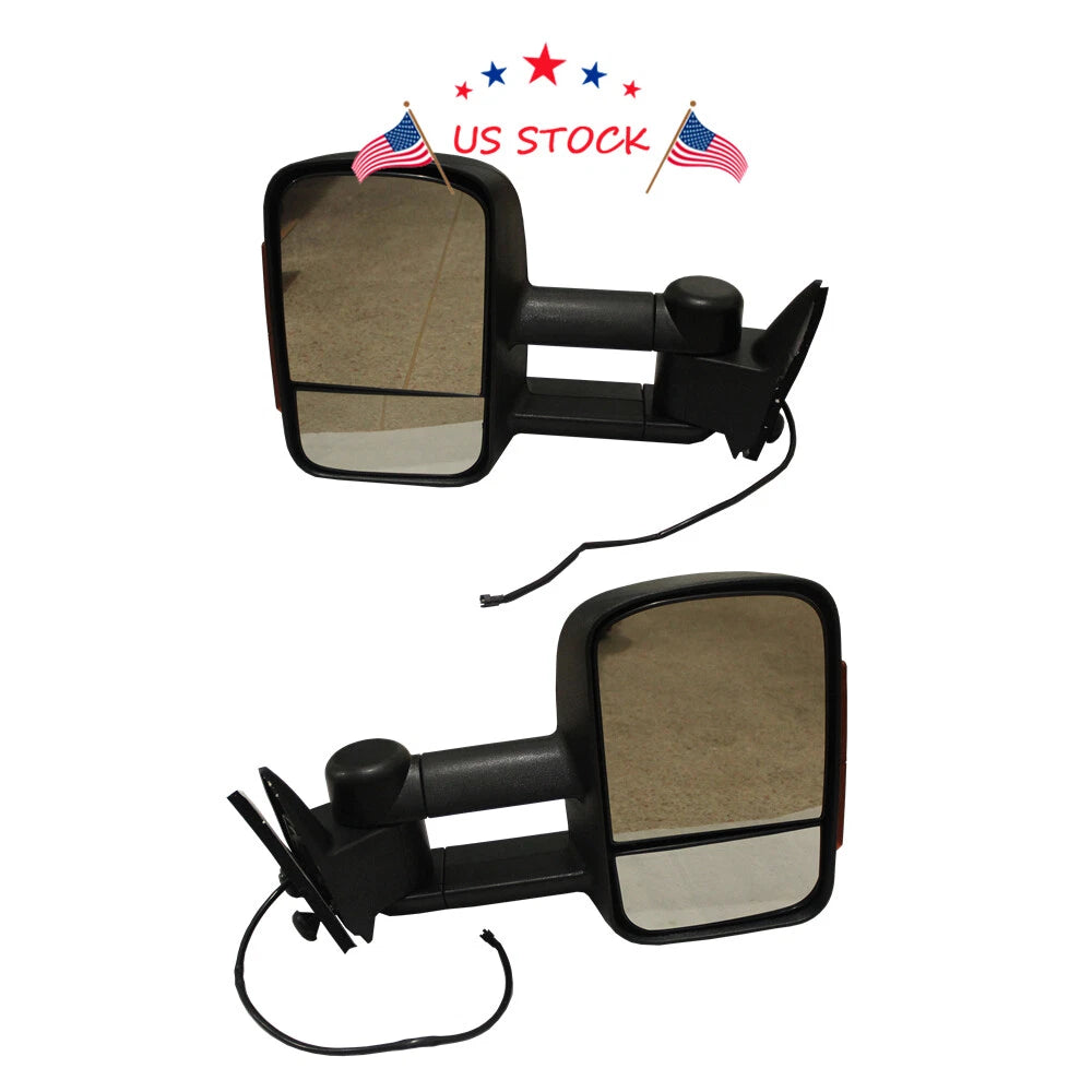 1 Pair LED Signal Towing Mirror for Chevy C/K 1500 2500 3500